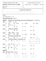 Bài ôn tập khối 2 lần 3 trong thời gian nghỉ phòng chống dịch Covid-19