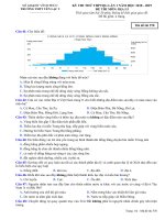 Đề thi thử THPT Địa lí 2019 Trường Yên Lạc 2, Vĩnh Phúc lần 1 mã đề 570 - Học Toàn Tập