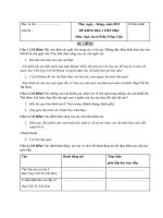 Đề kiểm tra 1 tiết HK2 môn Ngữ văn lớp 8 năm 2019-2020