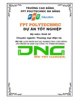 DỰ ÁN TỐT NGHIỆP FPT