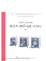 Giáo trình Thực hành hàn hồ quang: Tập 1