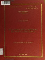 Bất đẳng thức minimax Ky Fan và ứng dụng