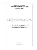 Một số giải pháp nhằm đẩy mạnh thu hút vốn đầu tư trực tiếp nước ngoài trên địa bàn tỉnh phú thọ 