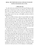 Một số biện pháp giáo dục thói quen vệ sinh môi trường cho trẻ mẫu giáo 3 4 tuổi 