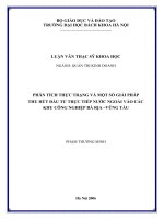 Phân tích thực trạng và một số giải pháp thu hút đầu tư trực tiếp nước ngoài vào các khu công nghiệp bà rịa   vũng tàu  