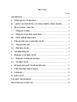 Công tác xã hội cá nhân với  trẻ em mồ côi trong việc thay đổi nhận thức hành vi tại bản yên thành – xã lục dạ    huyện con cuông    tỉnh nghệ an 