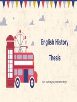 English history thesis by slidesgo