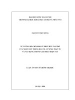 Luận án tiến sĩ tư tưởng hồ chí minh về phát huy vai trò của nhân dân trong bảo vệ an ninh, trật tự