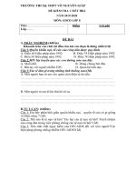 Đề kiểm tra 1 tiết HK2 môn GDCD lớp 8 năm 2019-2020 có đáp án - THCS&THPT Võ Nguyên Giáp