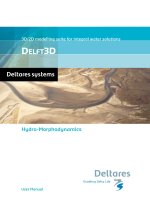 Delft3D FLOW user manual