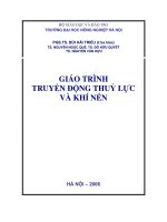 Giáo trình truyền động thủy lực và khí nén