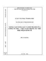 Nâng cao năng lực cạnh tranh của công ty osc   việt nam trong xu thế hội nhập kinh tế 