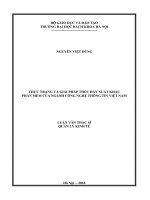 Thực trạng và giải pháp thúc đẩy xuất khẩu phần mềm của ngành công nghệ thông tin việt nam 