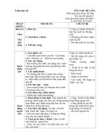 Giáo án phụ tuần 2 Lớp học thân yêu của bé