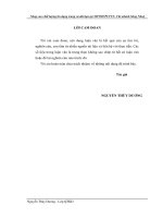 Nâng cao chất lượng tín dụng trung và dài hạn tại ngân hàng TMCP công thương việt nam chi nhánh sông nhuệ 