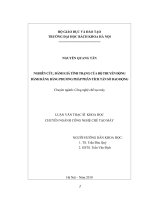 Nghiên cứu đánh giá tình trạng của bộ truyền động bánh răng bằng phương pháp phân tích tần số dao động 