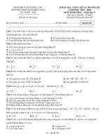 Đề kiểm tra 1 tiết HK2 môn Hình học 11 năm 2019-2020 - Trường THPT Phan Bội Châu