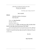 (Luận văn thạc sĩ) Nghiên cứu đánh giá tác động của biến đổi khí hậu đến ổn định đập vật liệu địa phương tại Ninh Thuận