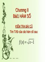 slide bài giảng đại số10 tiết 10 hàm số mục 2 