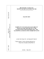 Nghiên cứu xây dựng bài giảng điện tử trong dạy học môn PLC s7 300 ứng dụng mô phỏng bằng phần mềm SPS  visu tại trường cao đẳng công nghiệp hưng yên