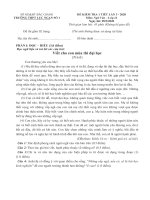 Đề kiểm tra 1 tiết HK2 môn Ngữ văn 11 năm 2019-2020 có đáp án - Trường THPT Lục Ngạn số 1 (Lần 3)