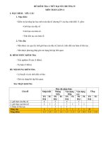 Đề kiểm tra 1 tiết chương 4 môn Đại số 11 năm 2019-2020 có đáp án - Trường THPT Nguyễn Viết Xuân