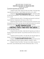 Kiểu nhân vật trong tiểu thuyết dư hoa 