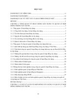 (Luận văn thạc sĩ) Nghiên cứu giải pháp hoàn thiện công tác quản lý hợp đồng xây dựng tại Ban QLDA nông nghiệp và PTNT (NAPMU)