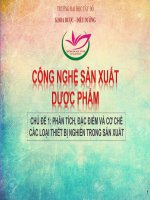 PHÂN TÍCH, ĐẶC ĐIỂM VÀ CƠ CHẾ CÁC LOẠI THIẾT BỊ NGHIỀN TRONG SẢN XUẤT