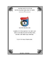 Nghiên cứu tổng hợp xúc tác siêu axit trên cơ sở zirconi oxit sunphat hóa để điều chế nhiên liệu sinh học