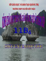 slide bài giảng hình học 11 tiết 16 hai đường thẳng chéo nhau và hai đường thẳng song song tiếp theo 