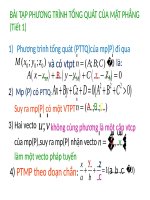 slide bài giảng hình học 12 tiết 32  phương trình mặt phẳng mục 4 