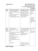 giáo an tuần 12 chủ đề những nghề bé biết