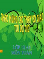 slide bài giảng đại số10 tiết 18 phương trình quy về phương trình bậc nhất bậc hai 