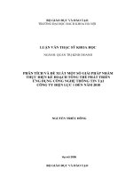 Phân tích và đề xuất một số giải pháp nhằm thực hiện kế hoạch tổng thể về phát triển ứng dụng công nghệ thông tin tại công ty điện lực 1 đến năm 2010 