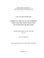 Nghiên cứu chế tạo vật liệu compozit trên cơ sở nhựa epoxy mạch vòng gia cường bằng sợi tre luồng 