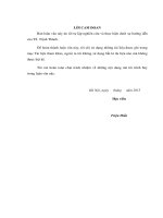 Đánh giá mức độ và phạm vi ô nhiễm hoá chất bảo vệ thực vật tồn lưu tại một số điểm trên địa bàn tỉnh vĩnh phúc và đề xuất các biện pháp để kiểm soát ô nhiễm 