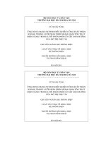 Ứng dụng mạng nơ ron điều khiển công suất phản kháng trong lưới phân phối nhằm giảm tổn thất điện trong lưới phân phối có xét ảnh hưởng của đồ thị phụ tải 