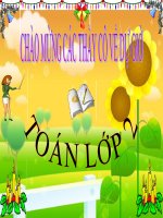 Toán 2- Tuần 23- Lan Hương - 2A7 : Số bị chia – Số chia - Thương