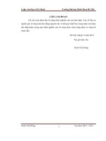 Nghiên cứu chào giá cho các nhà máy nhiệt điện đốt than tham gia thị trường phát điện cạnh tranh ở việt nam 