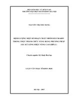 Định lượng một số hoạt chất nhóm silymarin trong thực phẩm chức năng bằng phương pháp sắc ký lỏng hiệu năng cao HPLC 