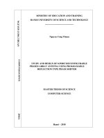 Nghiên cứu thiết kế chế tạo mảng anten 8 cổng tự cấu hình dựa trên bộ dịch pha khả trình kiểu phản xạ 