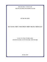 Bất đẳng thức tích phân trên thang thời gian 