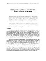 Ứng dụng của hạ tầng đo đếm tiên tiến trong lưới điện thông minh