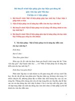 Bài thuyết trình biện pháp thi giáo viên giỏi tiểu học lớp 4 và 5