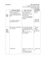 Giáo án tuần 33: bé lên mẫu giáo chủ đề nhánh: lớp mẫu giáo ba tuổi