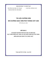 PHƯƠNG PHÁP DẠY HỌC  GIÁO DỤC PHÁT TRIỂN PHẨM CHẤT NĂNG lực HỌC SINH   MÔN GIÁO DỤC KINH TẾ VÀ PHÁP LUẬT