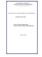 Nghiên cứu vấn đề xây dựng hệ thống freephone cho mạng viễn thông việt nam 