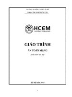 Giáo trình an toàn mạng