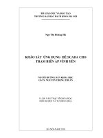 Khảo sát ứng dụng  scada cho trạm biến áp vĩnh yên 
